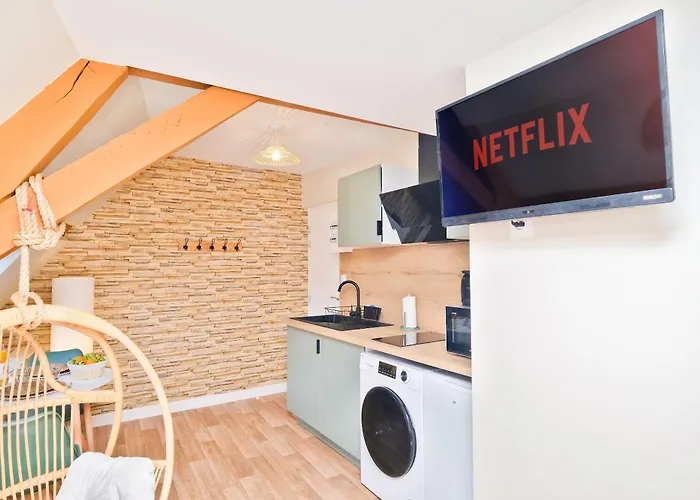 Nouveau Boheme - Netflix&clim - Centre Transports - Idéal Pro Ou Couple - Cosy&confort - Neuf&offre Spéciale Saint-Omer (Pas-de-Calais)
